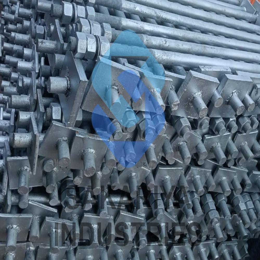 Plate Silver Foundation Bolt
