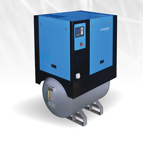 KES7 Tank Mounted Screw Air Compressor