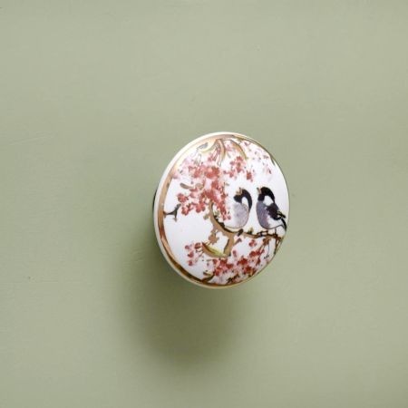Round Knob Gold - Application: Cabinets