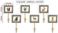 Ceramic Animal Hooks - Application: Home