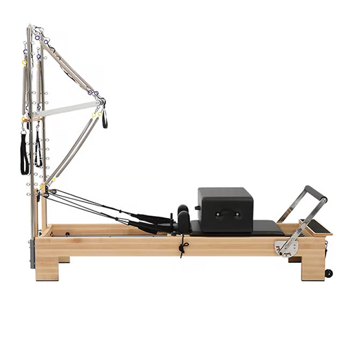Model 106 Afton Pilates Veritas Spliced Maple Reformer With Tower