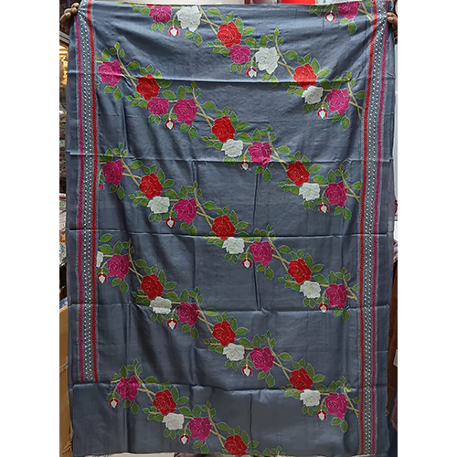 Kantha Stitched Saree on Tussar