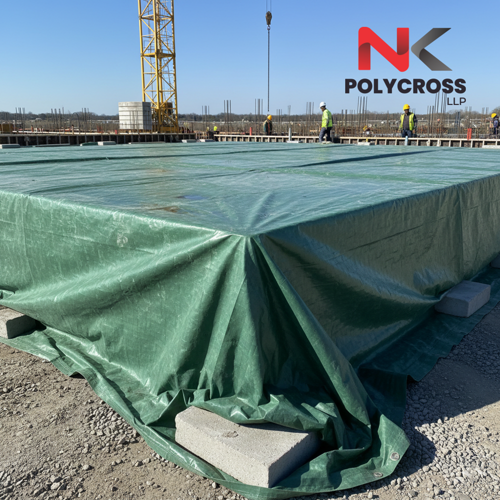 Concrete Curing Sheet - Color: Blue