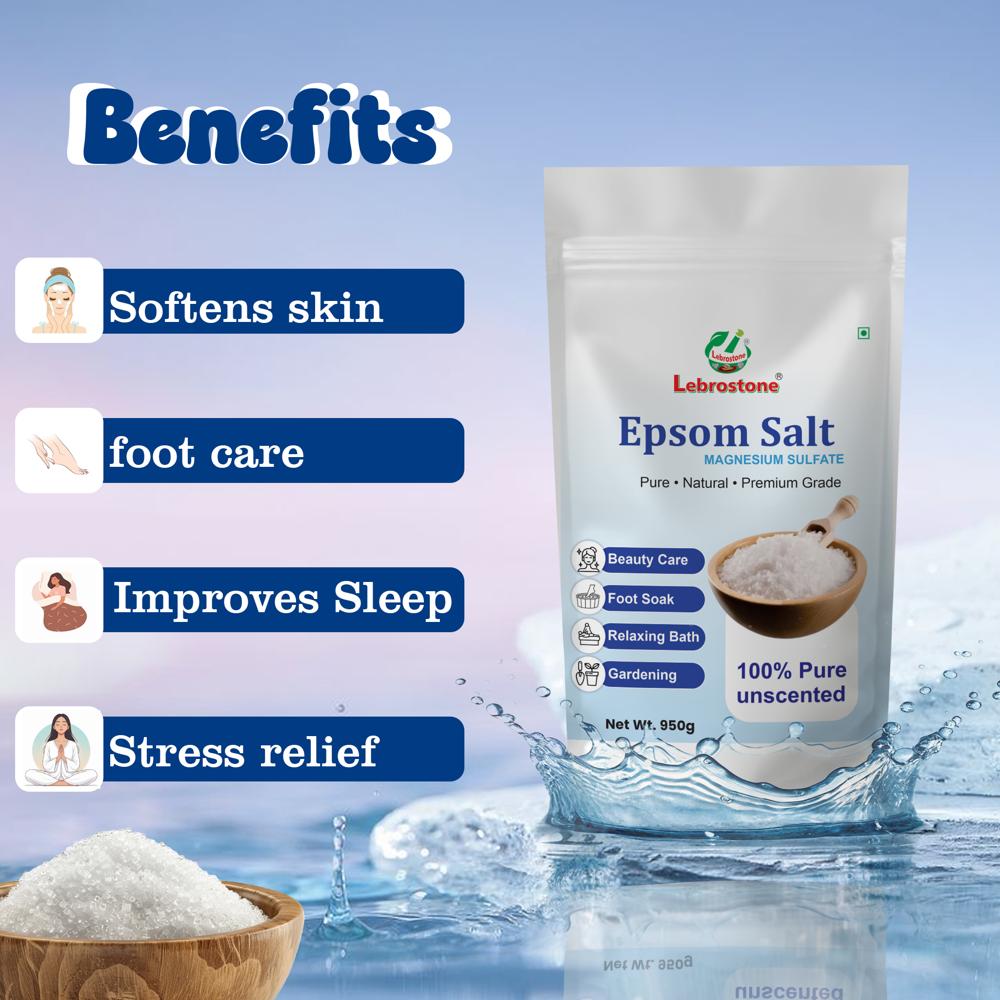 Lebrostone Epsom Sa Lt (Magnesium Sulfate) - Age Group: Suitable For All Ages