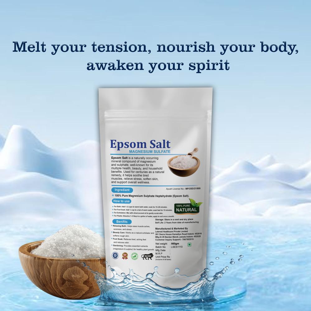 Lebrostone Epsom Sa Lt (Magnesium Sulfate) - Age Group: Suitable For All Ages