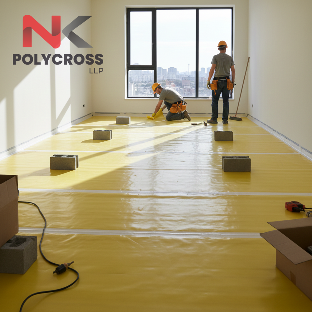 Flooring Protection Sheet - Color: Colorblue