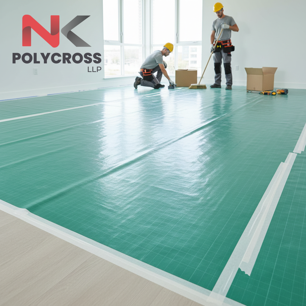 Flooring Protection Sheet - Color: Colorblue