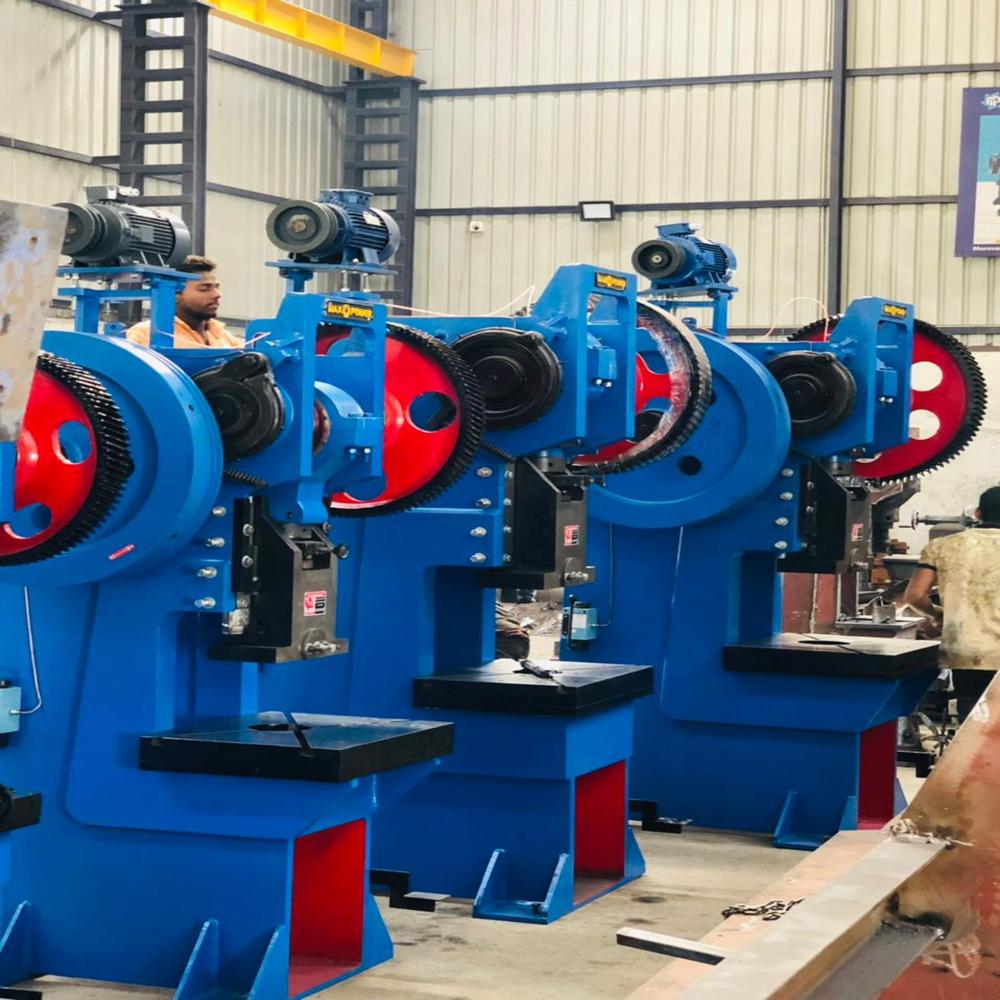 30 Ton C Type Power Press Machine - Metal Construction | Industrial Application, Heavy-duty Performance, Precision Engineering