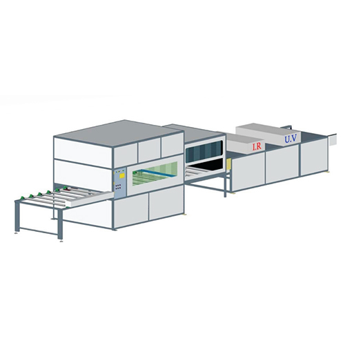 AUTOMATIC U.V TIC U.V. SPRAY COATING AND CURING MACHINE