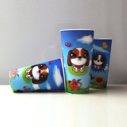 plastic cup with lid