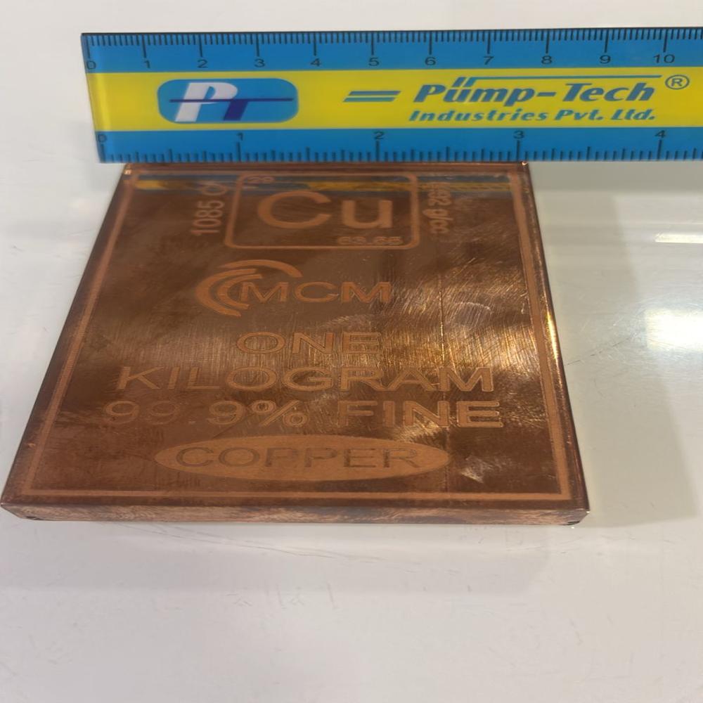 Copper 1 Kg Bar - Grade: Pure