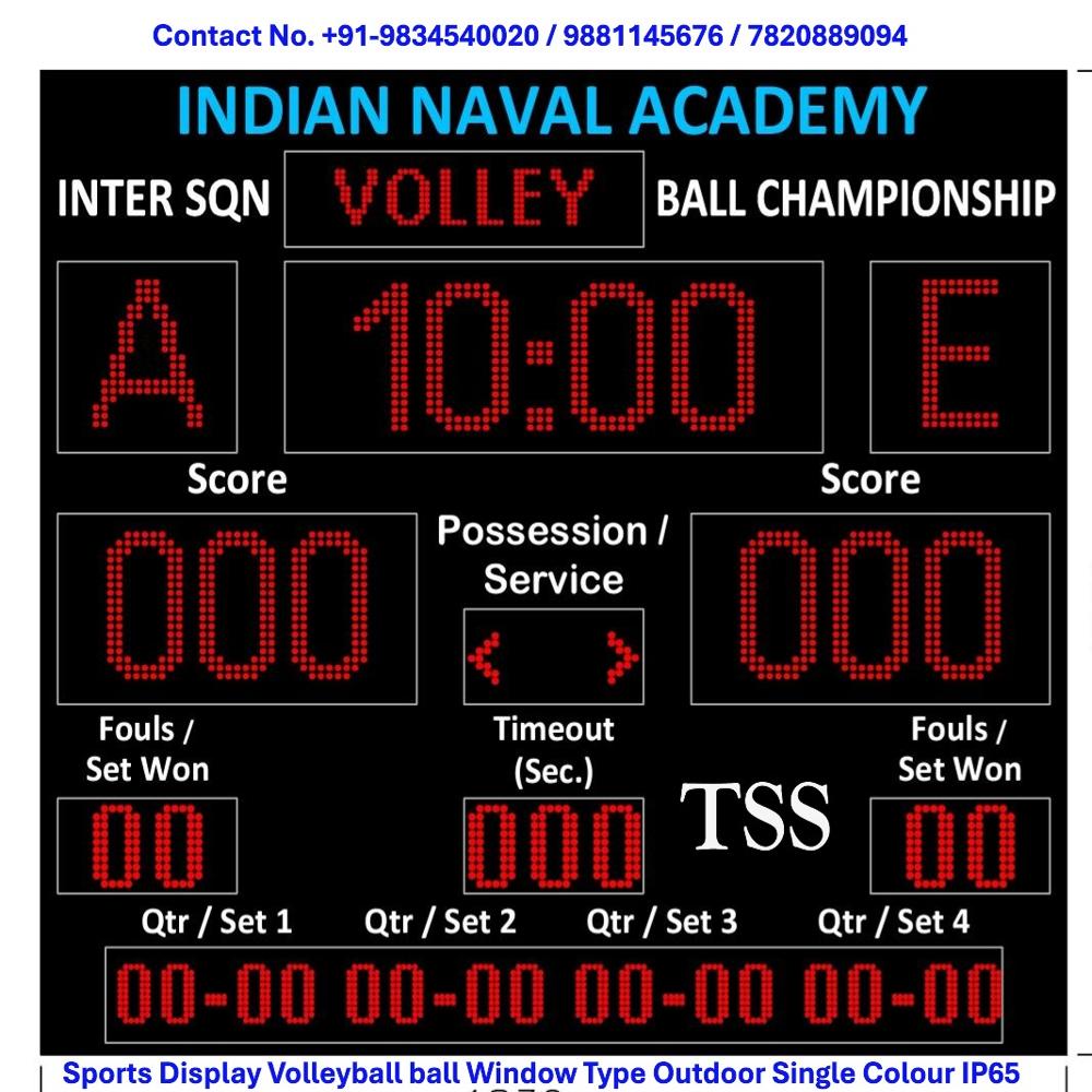 6 x 4 Single Colour Outdoor IP65 Window Type Sports Football Display Board