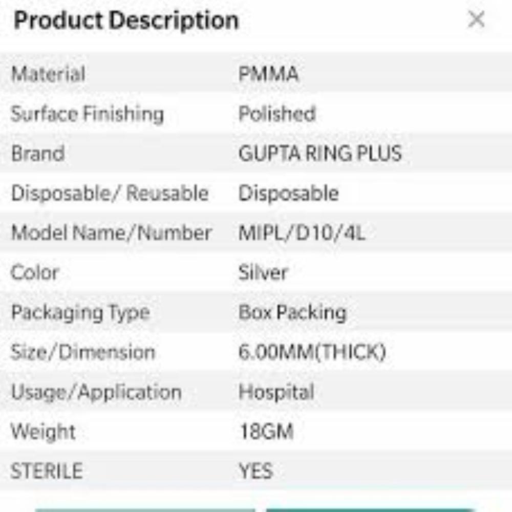 Gupta Ring Pupil Expander