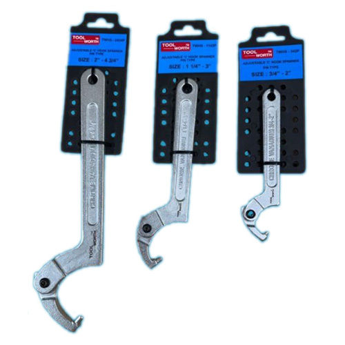 Pin Type Adjustable C Hook Spanner
