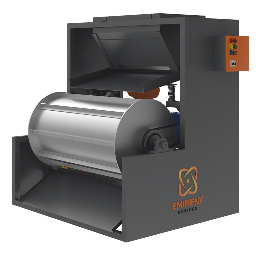 Permanent Magnetic Drum Separator - Shape: Rectangle