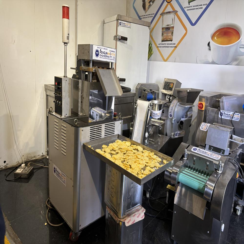 popchips making machine