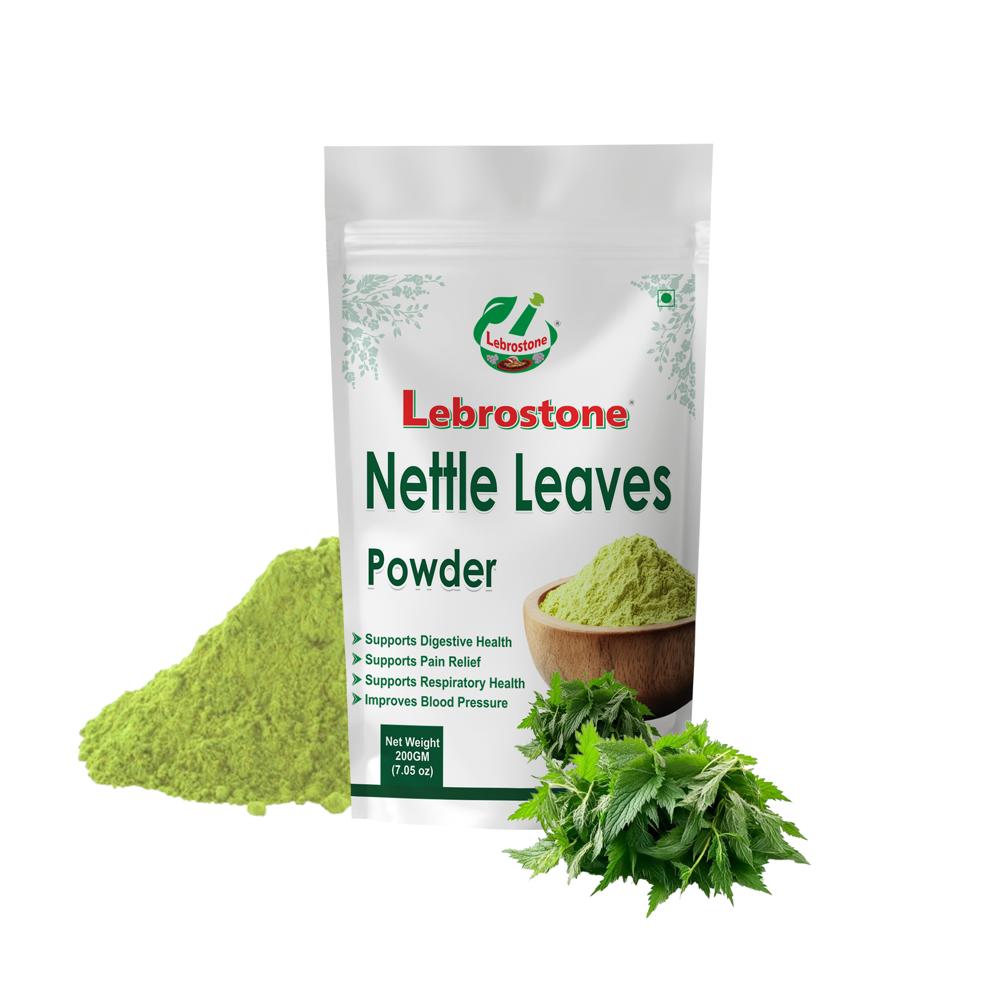 Lebrostone Nettle Leaves Powder | Rich in Nutrients | Immune Support | Digestive, Hair & Skin Health|200g