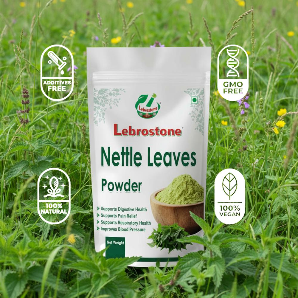 Lebrostone Nettle Leaves Powder | Rich in Nutrients | Immune Support | Digestive, Hair & Skin Health|200g