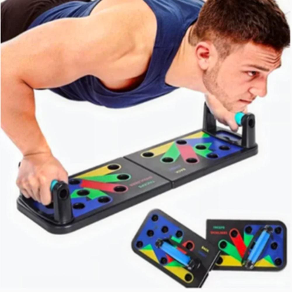 Foldable pushup boards