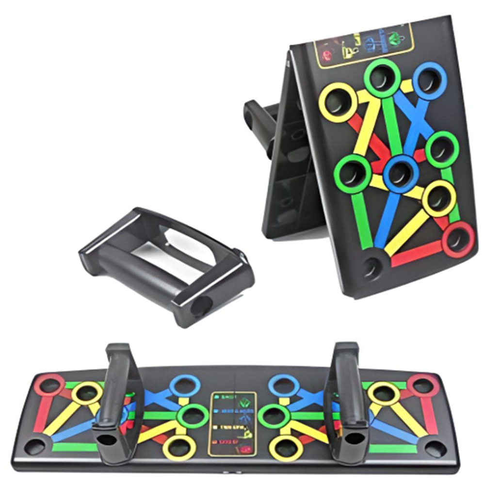 Foldable pushup boards