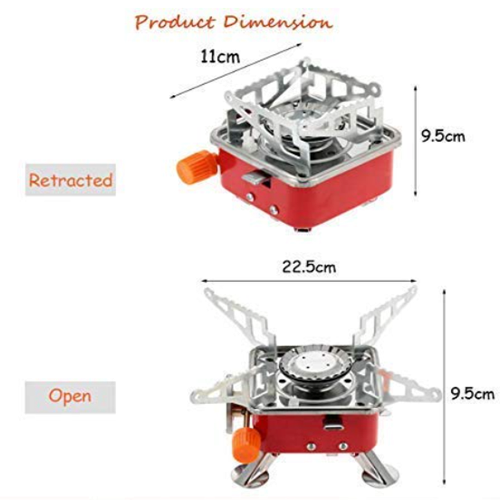 Portable camping gas stove