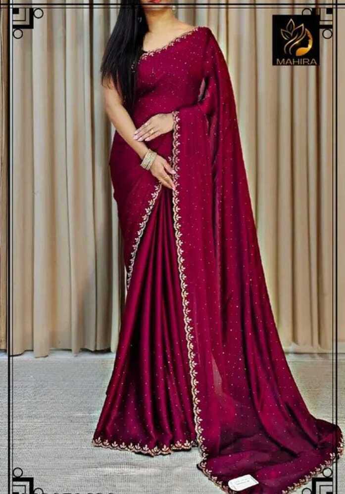 Premium party wear heavy siroski work saree