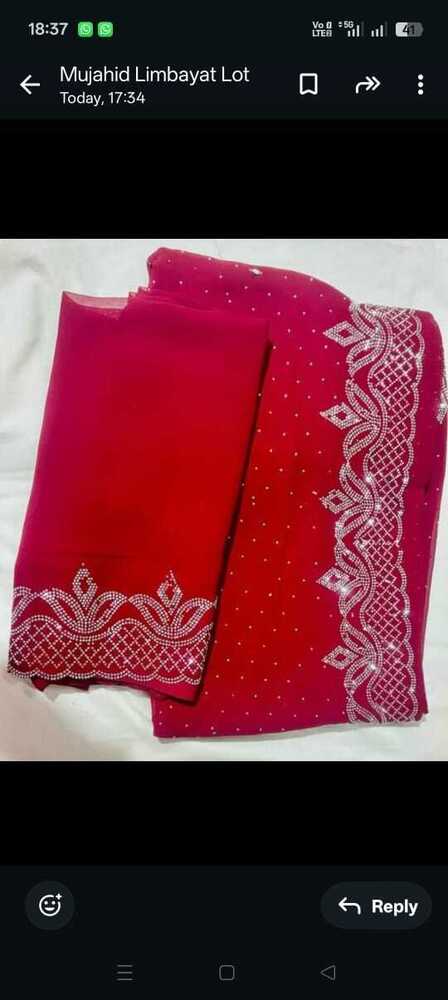 Premium party wear heavy siroski work saree