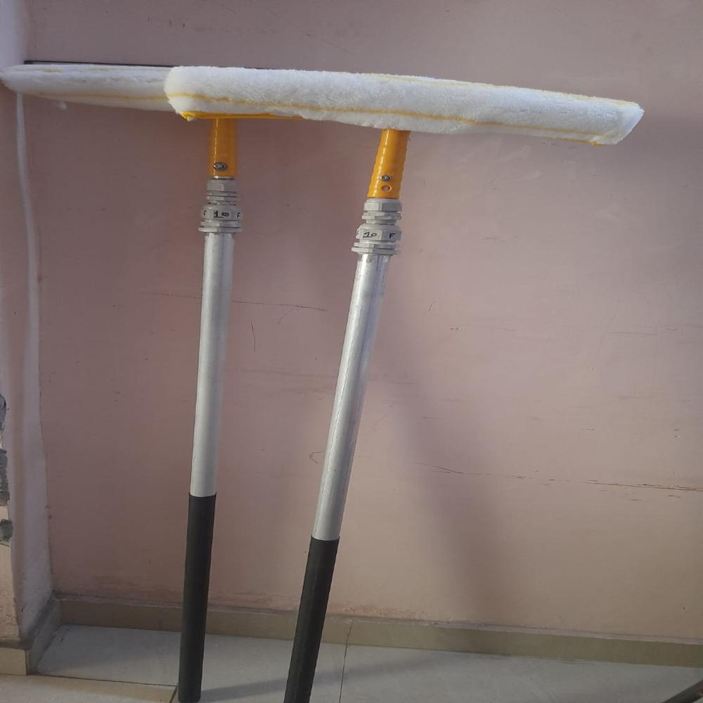 Microfiber Plastic Solar Panel Cleaning Telescopic Brush