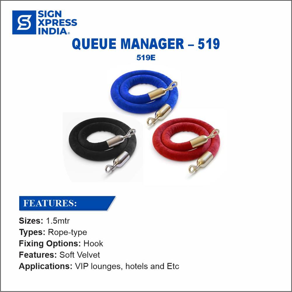 Queue Manager - 519e - Color: Black Red And Blue