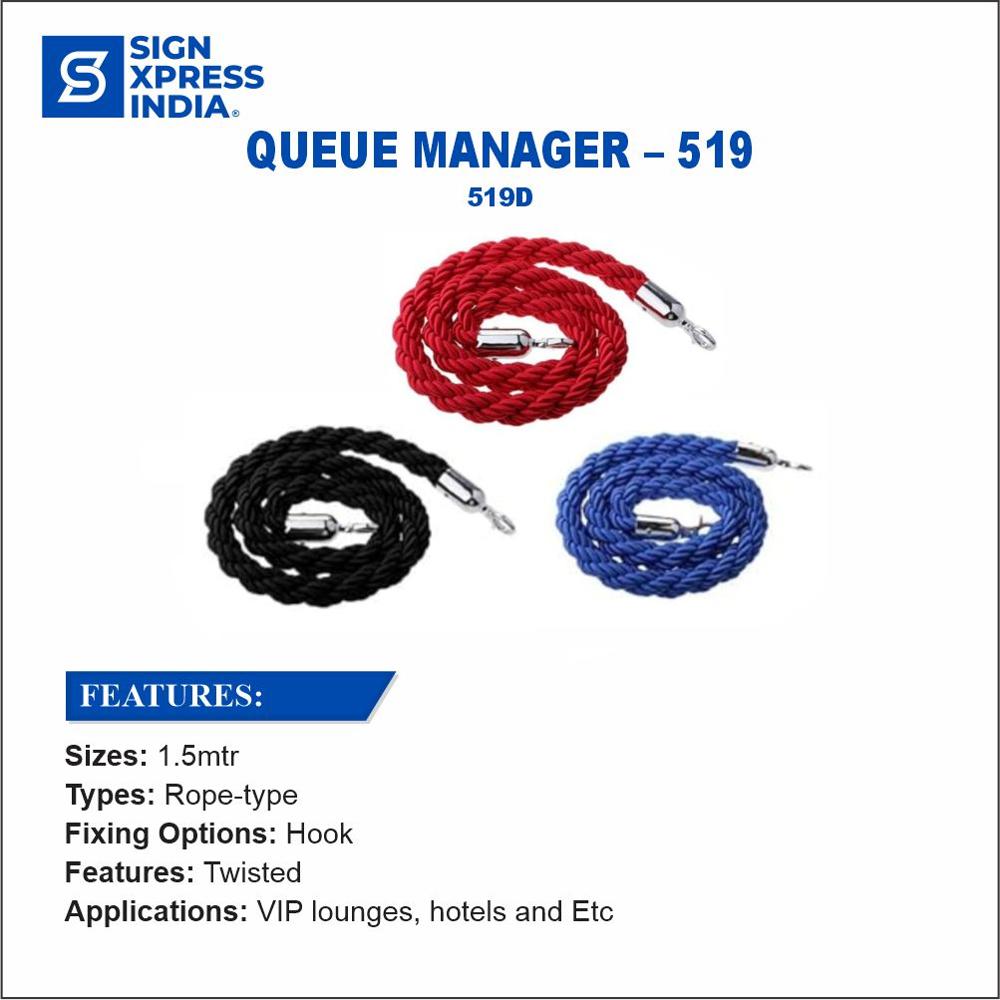 Queue Manager - 519d - Color: Red Blue And Black