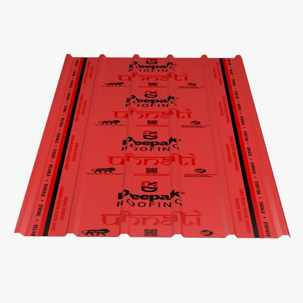 Deepak Roofing Unnati Colour Coated Roofing Sheet - Thickness: 040 Millimeter (mm)
