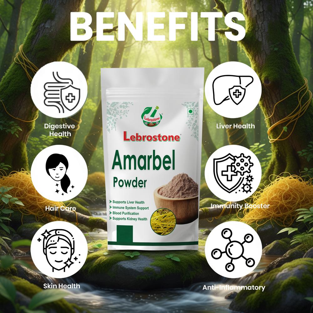 Lebrostone Amarbel Powder | Supports Digestion | Hair Care & Skin Health | Liver Health | Boosts Immunity |200g