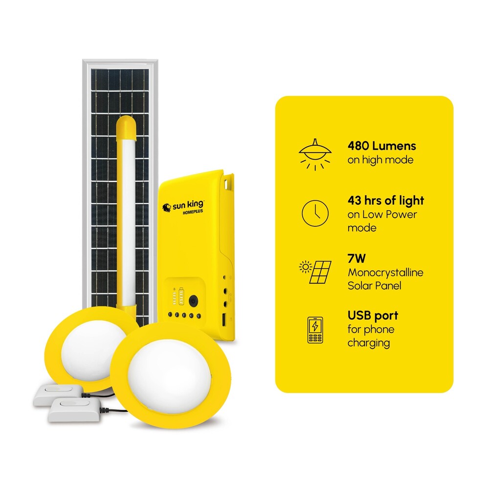 Sun King HomePlus Solar Home Light System