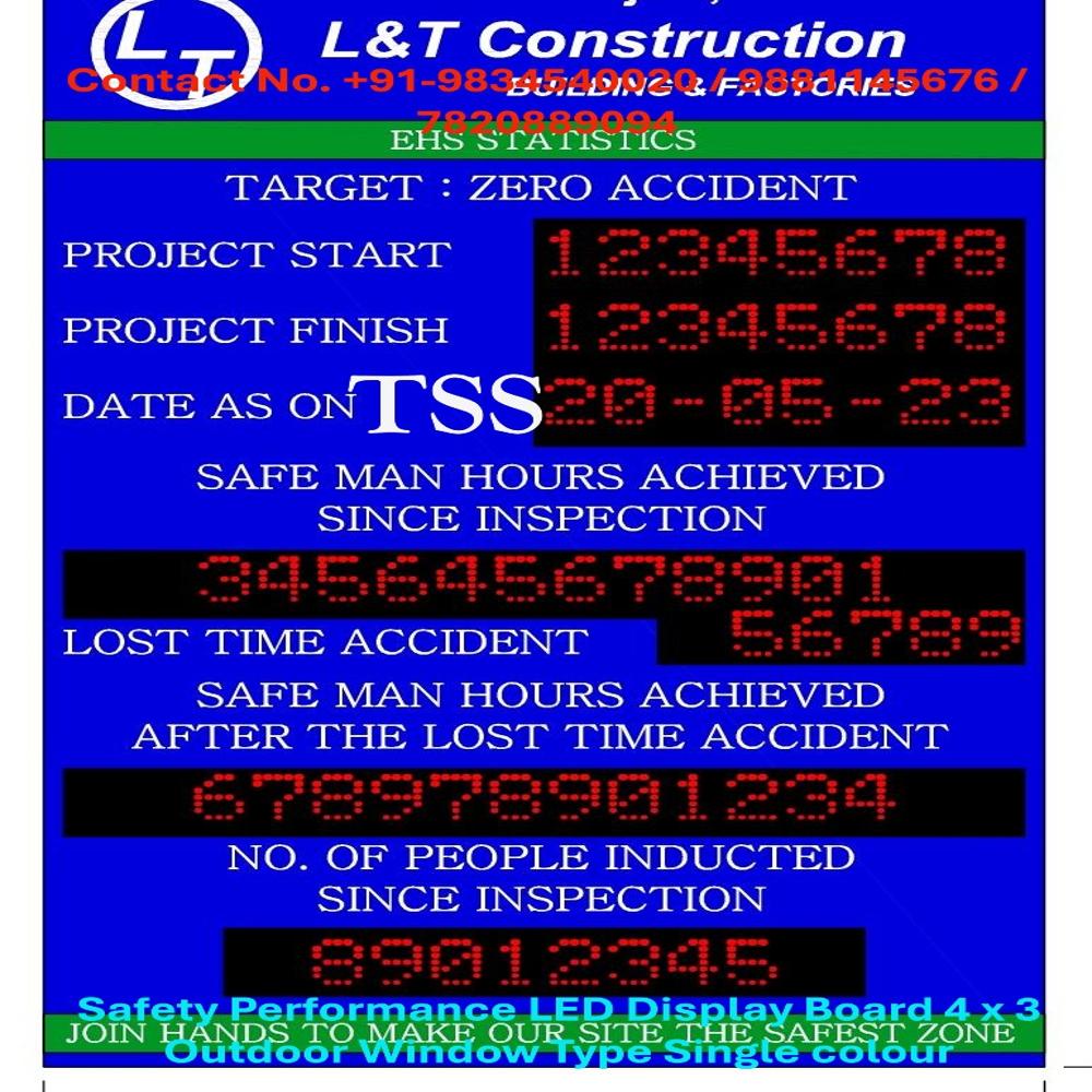 6 x 4 Multi Color Outdoor Full Screen Type Safety Performance LED Display Board