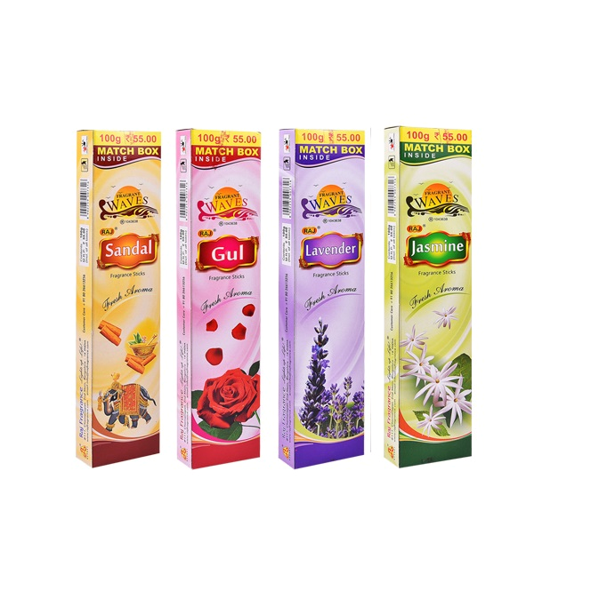 Fragrant Waves Gul Incense Sticks - Burning Time: 40 Minutes