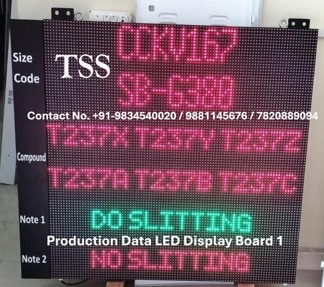 Industrial Production Andon LED Display Board With All communication protocols