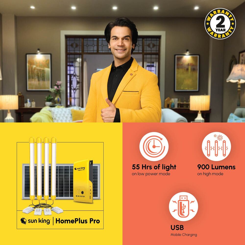 Sun King HomePlus Pro Solar Home Light System