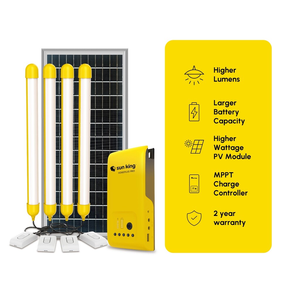 Sun King HomePlus Pro Solar Home Light System