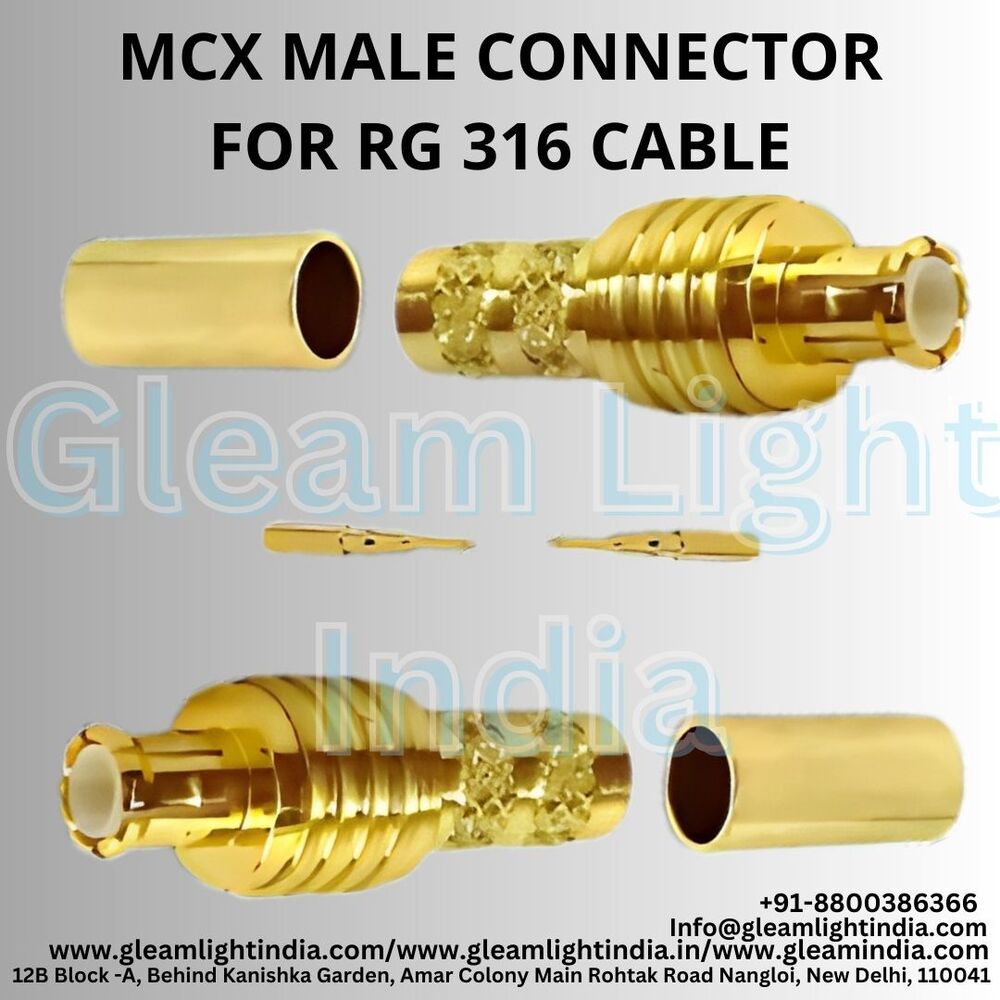 MCX Male For RG 316 Cable