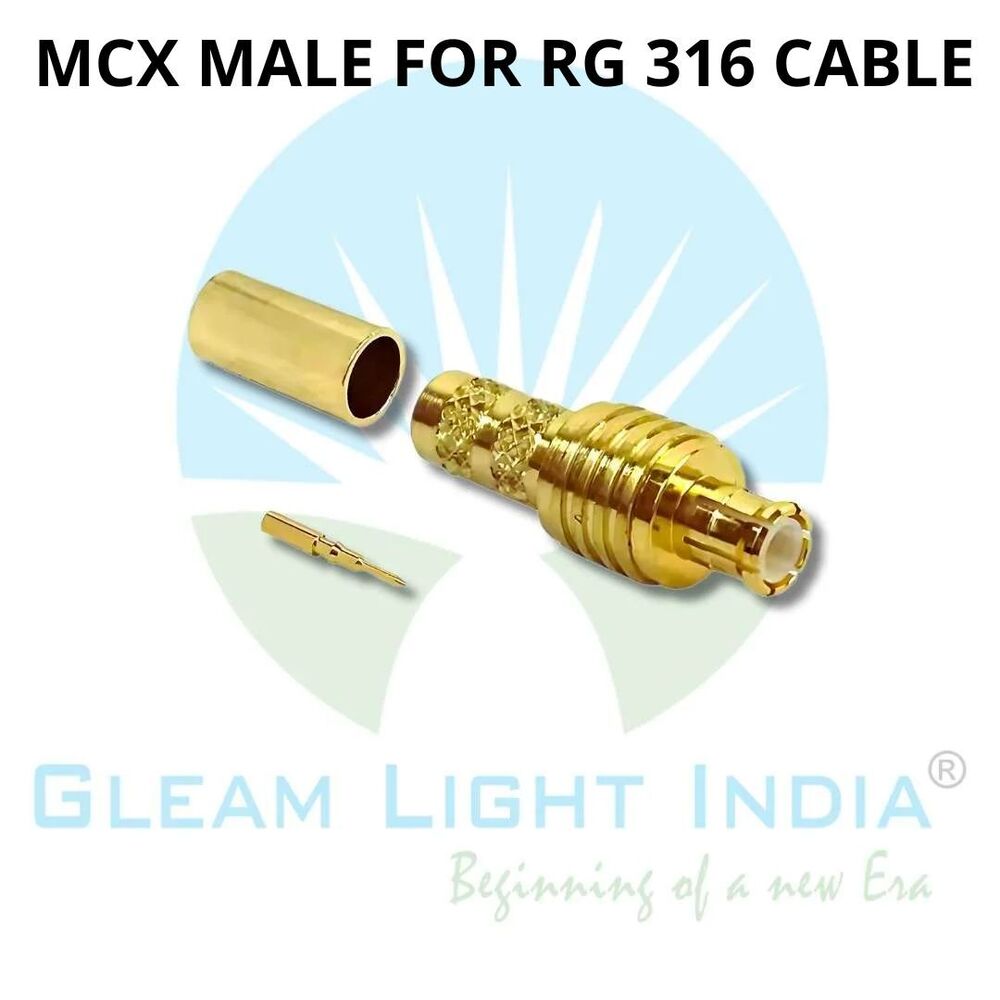 MCX Male For RG 316 Cable