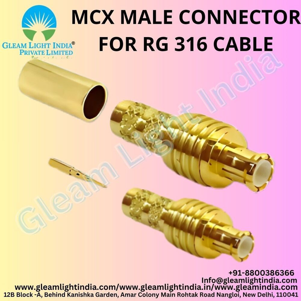 MCX Male For RG 316 Cable