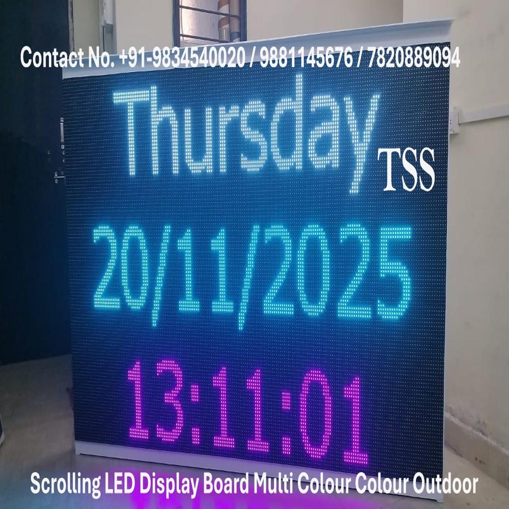 Portable Production Data LED Display Board