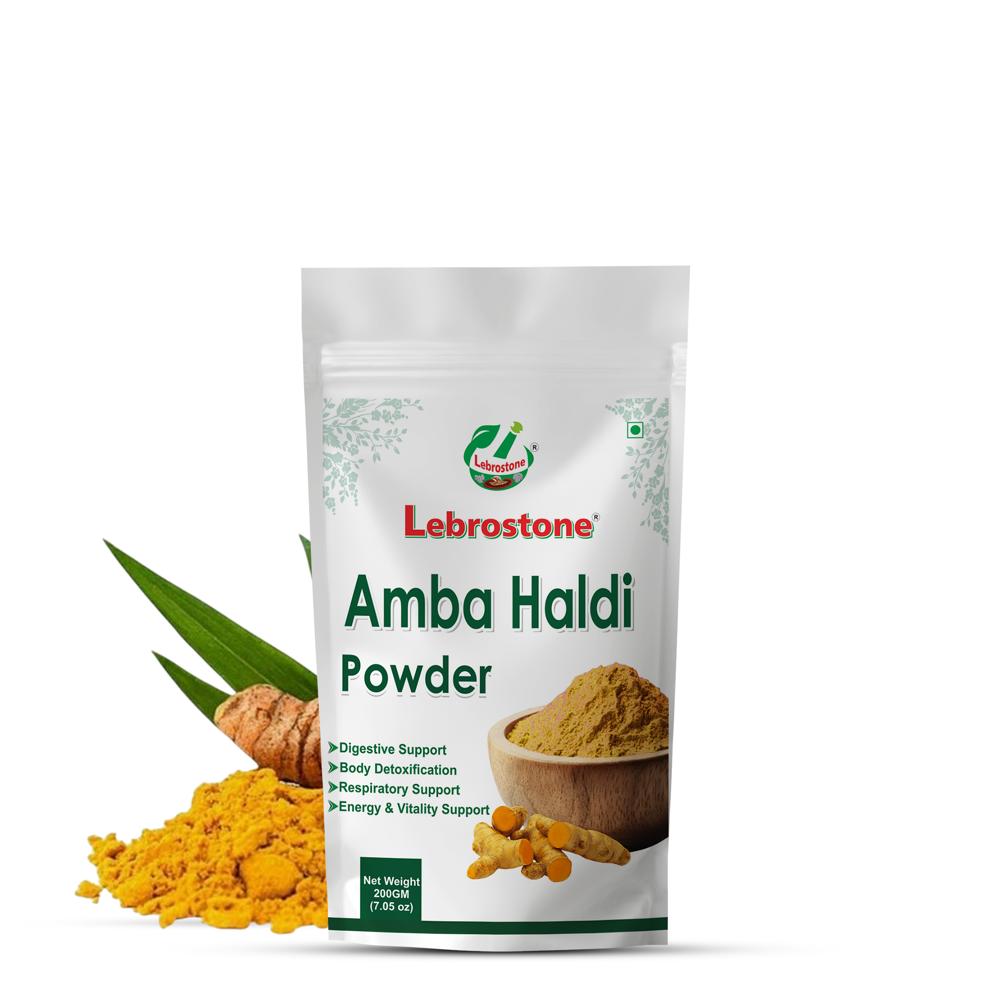 Lebrostone Amba Haldi Powder | Herbal Powder for Clear Skin, Digestion & Overall Wellness|200g