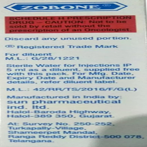 Zobone 4 mg Injection