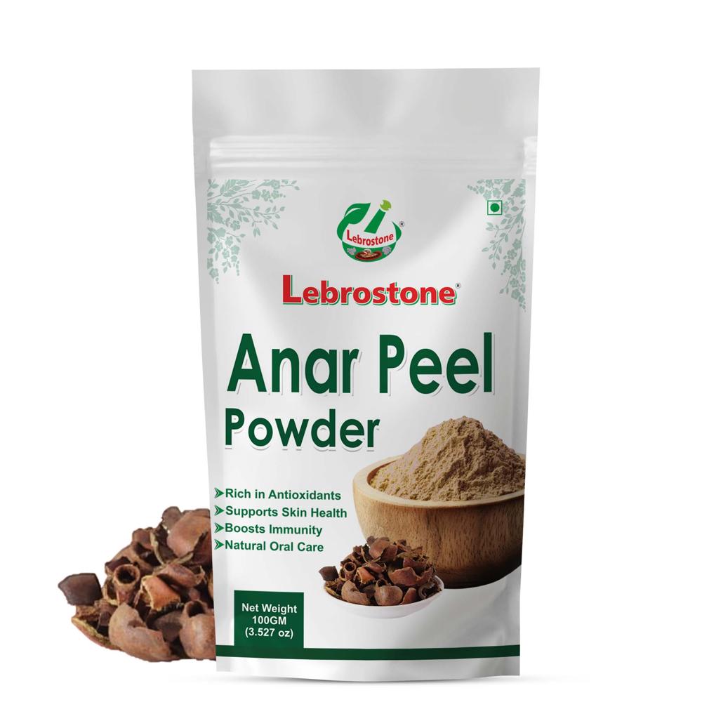 Lebrostone Anar Chilka Powder | Herbal Powder for Digestive Health, Immunity, Skin & Heart Wellness |100g