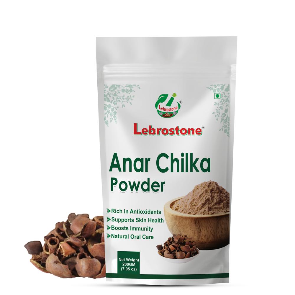 Lebrostone Anar Chilka Powder | Herbal Powder for Digestive Health, Immunity, Skin & Heart Wellness|200g