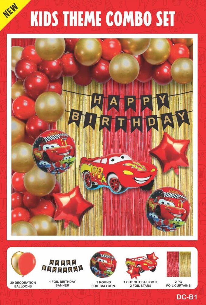 Fire Truck And Rescue Team Kids Theme Combo Set
