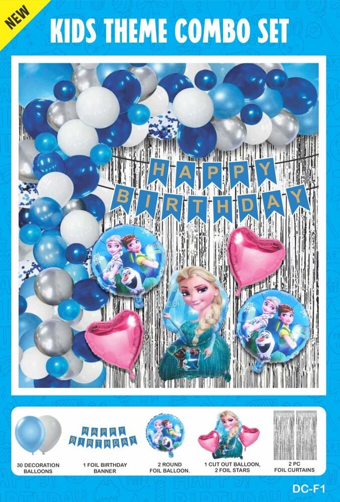 Frozen Princess Castle Kids Theme Combo Set