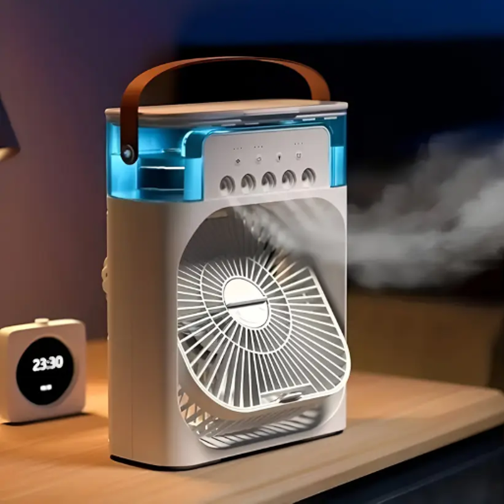mini mist air cooler single fan