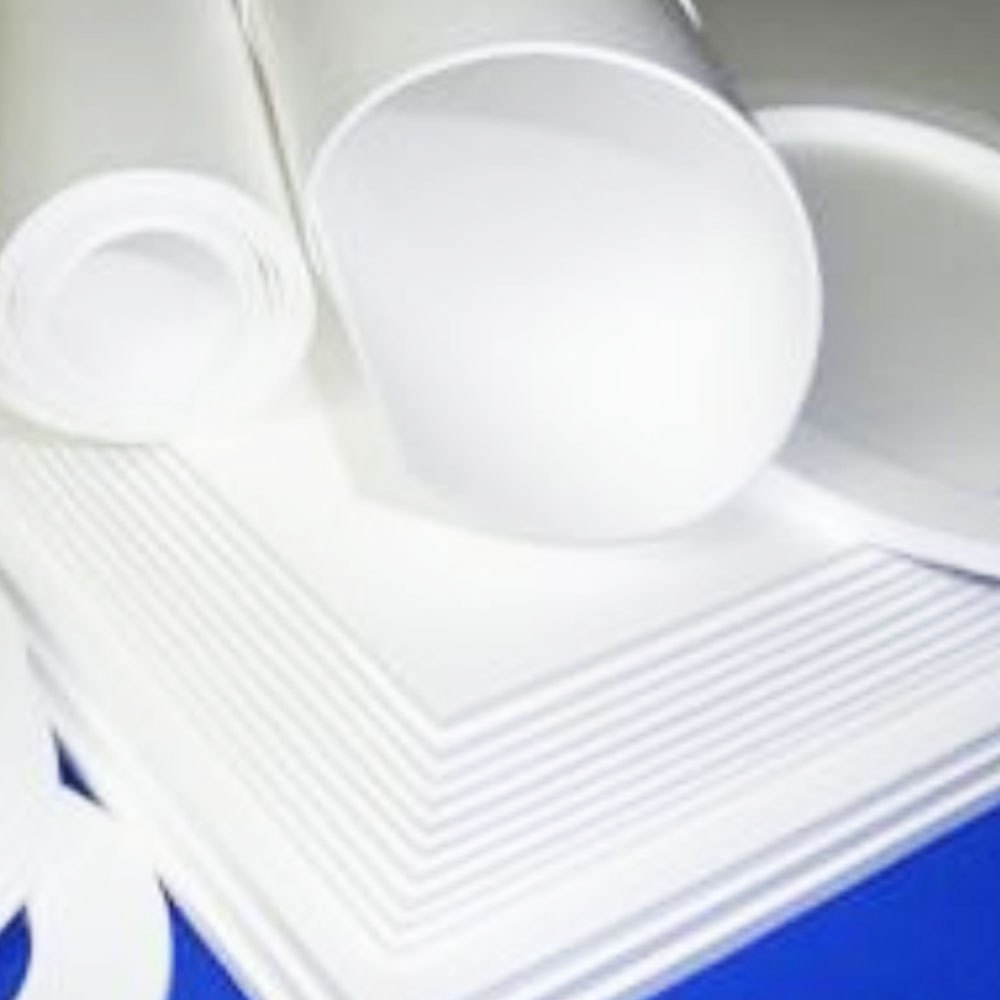 Teflon Sheets - Ptfe, 0.1-10 Mm Thickness, 500-1500 Mm Width, 1000-3000 Mm Length, White Color | Heat Sealing, Gasketing, Insulation Applications